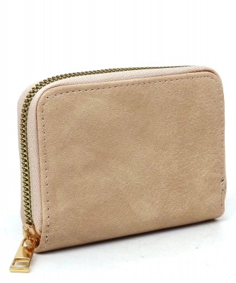 Fashion Solid Color Mini Wallet AD017 NUDE/